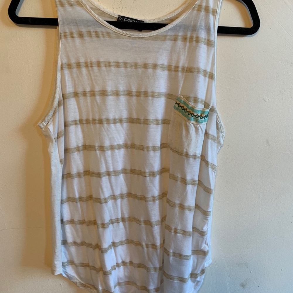 Papermoon striped tank top